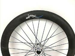 Cane Creek Aros 58 Road Bike Rare Carbon Tubular Wheel Titanium Spokes