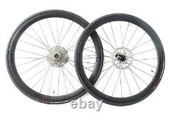 Cannondale Hollowgram 35 Carbon 700c Disc Road Bike Wheels + Tyres Light Use