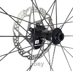 Cannondale Hollowgram 35 Carbon 700c Disc Road Bike Wheels + Tyres Light Use