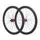 Carbon 38/46/50/58mm Depth Wheels 700c Road Bike Wheelset Disc Brake 6 Bolt Hub