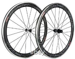 Carbon 60mm Aluminum Braking Surface Wheelset DT Swiss Hub Handbuild 700C Road