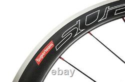 Carbon 60mm Aluminum Braking Surface Wheelset DT Swiss Hub Handbuild 700C Road