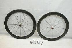 Carbon 700c Road Wheel Set Black OLW123/100 24/18S 14mm Touring Race PV Charity