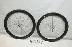 Carbon 700c Road Wheel Set Black OLW123/100 24/18S 14mm Touring Race PV Charity