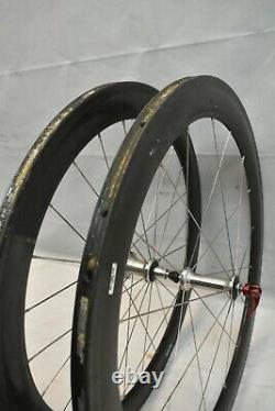 Carbon 700c Road Wheel Set Black OLW123/100 24/18S Touring Race PV Fast Shipping