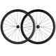 Carbon Bicycle Disc Wheelset 2545mm Clincher 6 Bolt Road Cyclocross Wheels