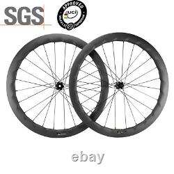 Carbon Bicycle Wheels 50mm Road Bike Wheelset Clincher 25mm Fiber Wheels