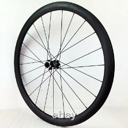 Carbon Bicycle Wheels Disc Brake 700c Road Bike Wheelset Rim Clincher Tubeless