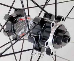 Carbon Bicycle Wheels Disc Brake 700c Road Bike Wheelset Rim Clincher Tubeless