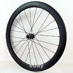 Carbon Bicycle Wheels Disc Brake 700c Road Bike Wheelset Rim Clincher Tubeless