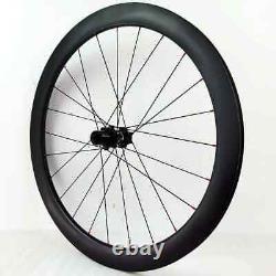 Carbon Bicycle Wheels Disc Brake 700c Road Bike Wheelset Rim Clincher Tubeless