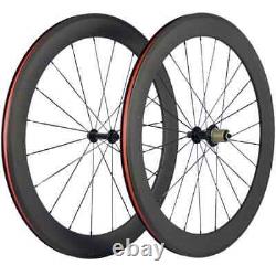 Carbon Bicycle Wheelset Clincher Depth 60mm Width 23mm Road Bike Wheels Matte