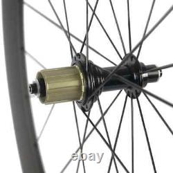Carbon Bicycle Wheelset Clincher Depth 60mm Width 23mm Road Bike Wheels Matte