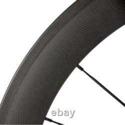 Carbon Bicycle Wheelset Clincher Depth 60mm Width 23mm Road Bike Wheels Matte