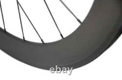 Carbon Bicycle Wheelset Clincher Depth 60mm Width 23mm Road Bike Wheels Matte