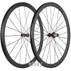 Carbon Clincher Wheelset Road Bike 38mm Depth Basalt Braking R36 Hub Wheels