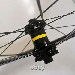 Carbon Disc Brake Road Wheels 50MM Knife Barrel Shaft Wheelsets 700C Bicycle MTB