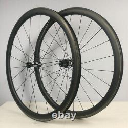 Carbon Fiber Bicycle Wheels 700C Road Bike Clincher Wheelset 38/45/50/60/88mm