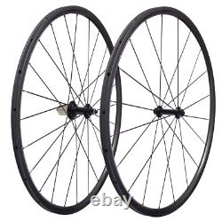 Carbon Fiber Bicycle Wheelset 24 38 50 60 88mm Clincher Tubeless Road Bike Wheel