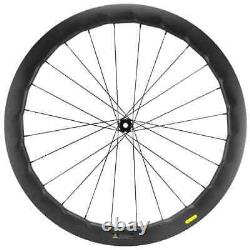 Carbon Fiber Bicycle Wheelset 50mm Clincher 25mm Width with CX6/CX6 Ceramic Hub