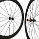 Carbon Fiber Clincher Wheels 50x23/25mm 700c Road Bike Wheelset Ceramic Dt Hub
