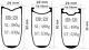 Carbon Fiber Road Bicycle Wheels V Brake / Disc Brake Clincher/tubeless/tubular