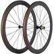 Carbon Fiber Road Bicycle Wheelset 700c 23mm Width Surface R13 Hub Clincher