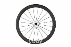 Carbon Fiber Road Bike 50mm Clincher Wheels R13 Hub Bicycle Wheelset Clincher