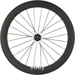Carbon Fiber Road Bike 60mm Clincher Wheelset with R13 Hub Racing Bicycle Wheel
