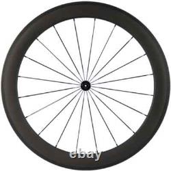 Carbon Fiber Road Bike 60mm Clincher Wheelset with R13 Hub Racing Bicycle Wheel