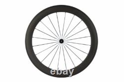 Carbon Fiber Road Bike 60mm Clincher Wheelset with R13 Hub Racing Bicycle Wheel