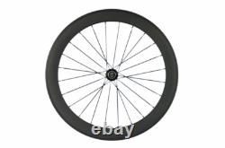 Carbon Fiber Road Bike 60mm Clincher Wheelset with R13 Hub Racing Bicycle Wheel