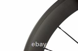Carbon Fiber Road Bike 60mm Clincher Wheelset with R13 Hub Racing Bicycle Wheel