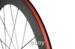 Carbon Fiber Road Bike 60mm Clincher Wheelset with R13 Hub Racing Bicycle Wheel