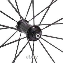 Carbon Fiber Road Bike 88x23mm Straight Pull R36 Hub Wheels Bicycle Wheelset