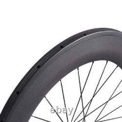 Carbon Fiber Road Bike 88x25mm Wheels Straight Pull Wheels Bicycle Wheelset