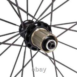 Carbon Fiber Road Bike 88x25mm Wheels Straight Pull Wheels Bicycle Wheelset