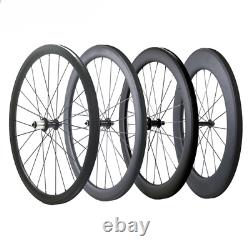 Carbon Fiber Road Bike Rear Wheel 38 50 60 88mm Depth Bicycle Only Rear Wheels