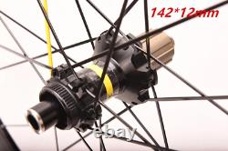 Carbon Fiber Road Bike WheelSet 700C V / Disc Brake Center Lock / 6 Bolt Rim 20H