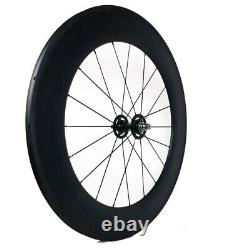 Carbon Fiber Road Bike Wheel 700C 25mm Width 60mm 88mm Depth Clincher U Shape