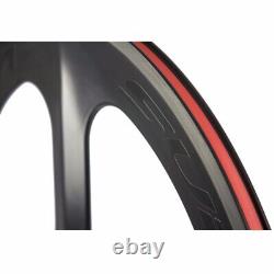 Carbon Fiber Road Bike Wheelet 3 Spoke Depth 70mm Clincher Track Bicycle Wheels