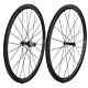 Carbon Fiber Road Bike Wheels 38x25mm Tubuless Bicycle Front Rear Wheelset