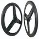 Carbon Fiber Road Bike Wheels 700c Fixed Gear Bicycle Wheelset Clincher Tubular