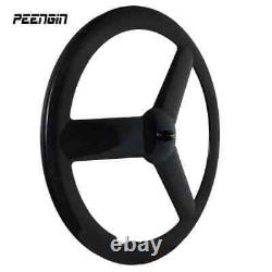 Carbon Fiber Road Bike Wheels 700C Fixed Gear Bicycle Wheelset Clincher Tubular