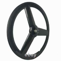 Carbon Fiber Road Bike Wheels 700C Fixed Gear Bicycle Wheelset Clincher Tubular