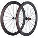 Carbon Fiber Road Bike Wheels Clincher Depth 50mm Width 23mm Bicycle Wheelset