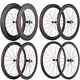 Carbon Fiber Road Bike Wheelset 38/50/60/88mm Clincher / Tubular Bicycle Wheels