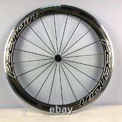 Carbon Fiber Road Bike Wheelset Clincher 50x25mm 700C with Alloy Brake Surface
