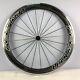 Carbon Fiber Road Bike Wheelset Clincher 50x25mm 700c With Alloy Brake Surface