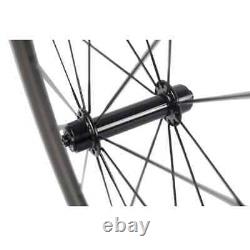 Carbon Fiber Road Bike Wheelset Depth 38mm Tubeless Racing Bicycle Wheels